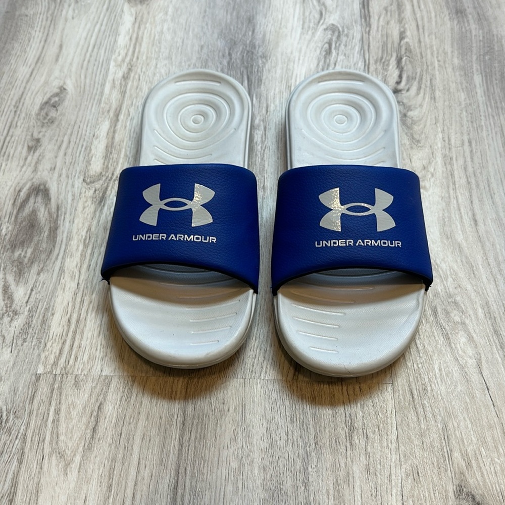 Under armour youth slides